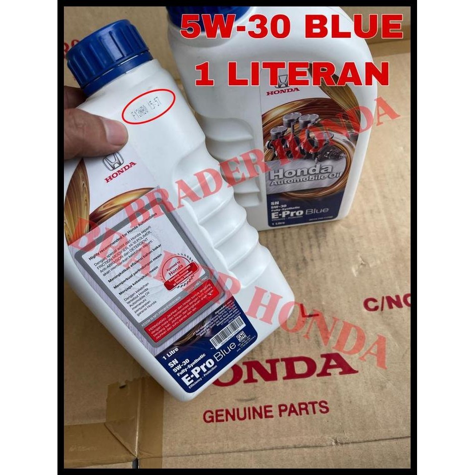 HOT DEAL OLI MESIN 5W-30 OIL E-PRO EPRO BLUE ORIGINAL SEMUA MOBIL HONDA JAZZ CITY MOBILIO BRIO BRV F