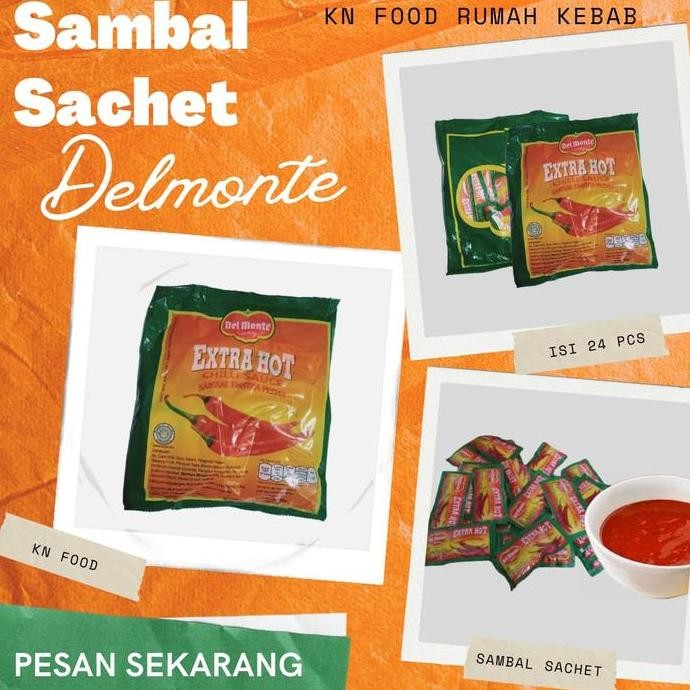 

Saus Sachet Delmonte - Saus Sambal Sachet Extra Hot 1 Dus 20 Pack