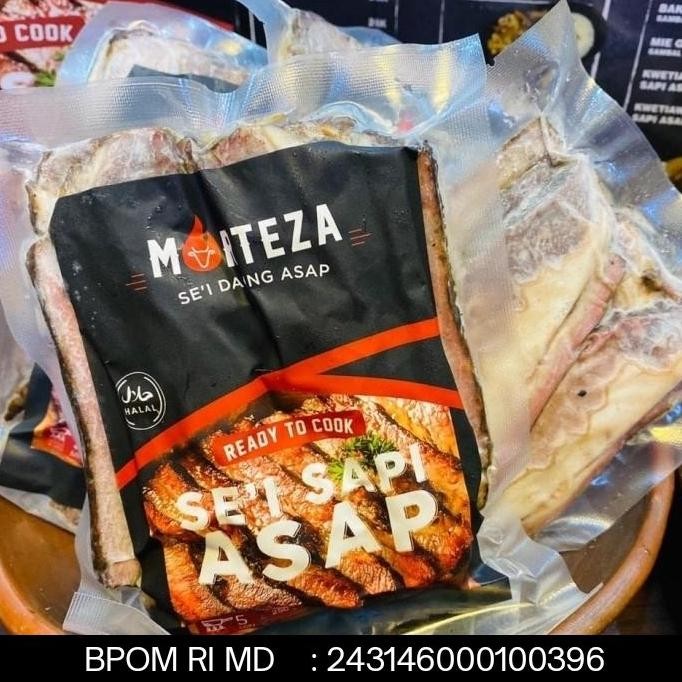 

sei sapi asap brisket lengkap dengan sambal 250gram smoked brisket