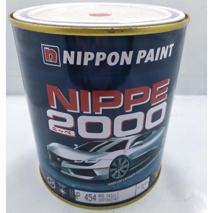 

CAT DUCO NIPPON PAINT NIPPE 2000 NP 454 RED CHILI CAT MINYAK