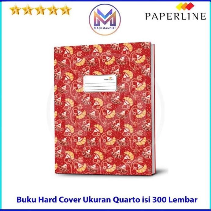 

Buku Hard Cover Paperline Quarto Isi 300 Lembar / Buku Kwarto