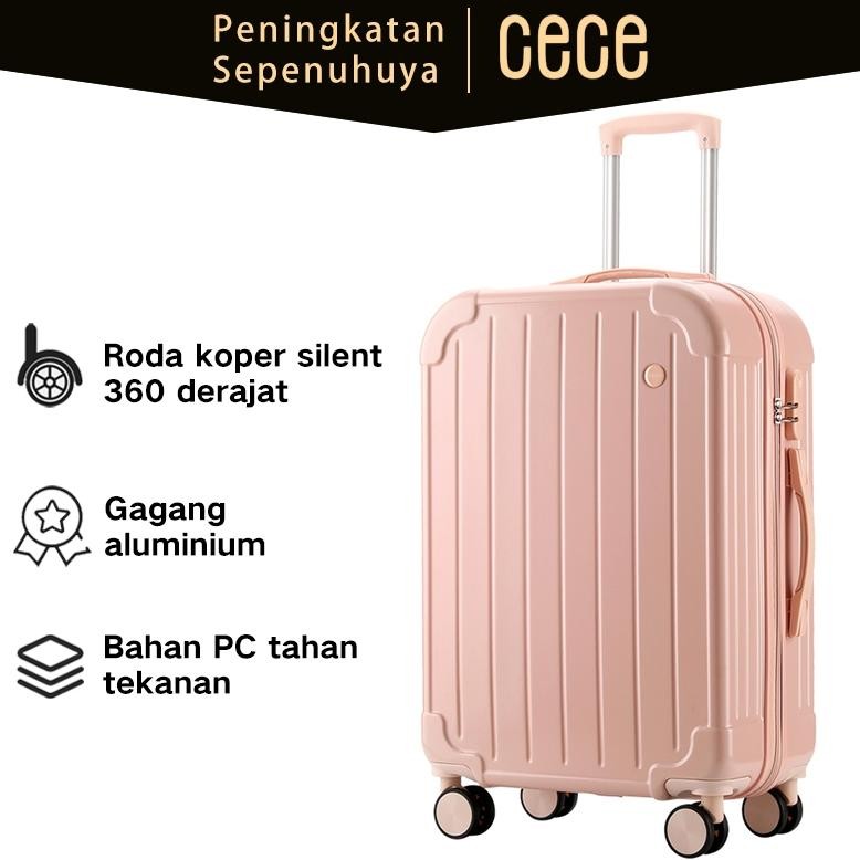 Terlaris Cece Koper Aesthetic Hardcase Koper Kabin Travel Ringan 20 Inch 20Inch Koper Murah 2025 A24