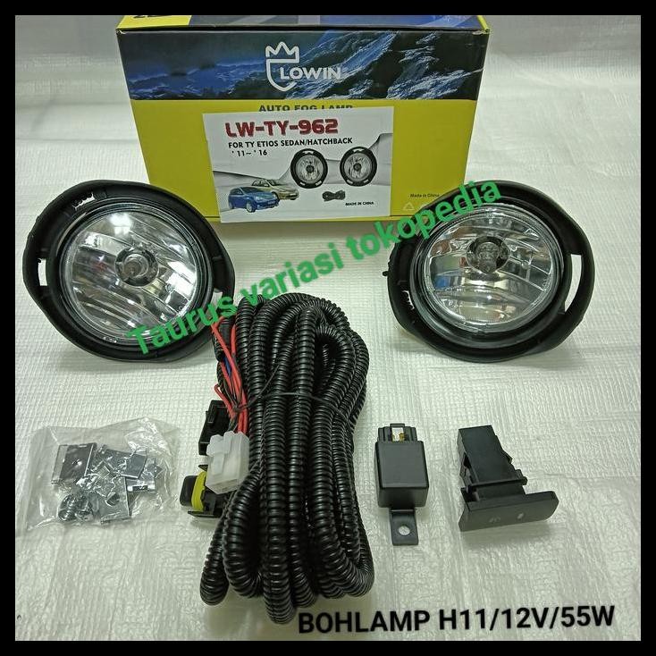 BEST DEAL FOGLAMP/LAMPU KABUT MOBIL BUMPER DEPAN ETIOS VALCO 