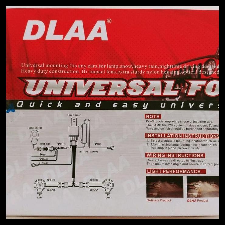 BEST DEAL FOGLAMP OVAL UNIVERSAL DLAA 