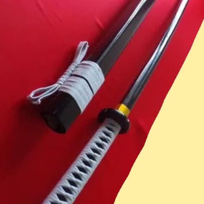 Stok Sj Pedang Kayu Samurai Tsuba Maru Gata Original ( Tsuba Maru Wooden Sword
