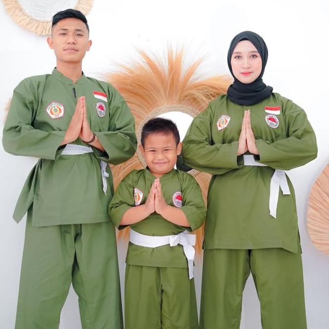 SERAGAM ASAD HIJAU PRIA DAN WANITA BAJU PERSINAS ASAD  DEWASA DAN ANAK 354