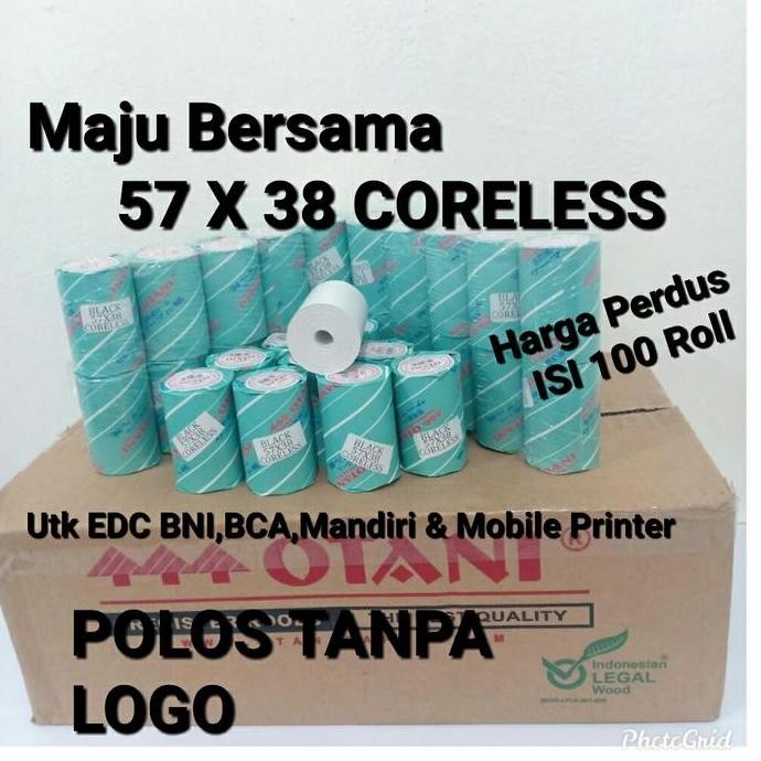 

TERBARU - Thermal Paper Roll 57x38 Merk Otani Harga Perdus