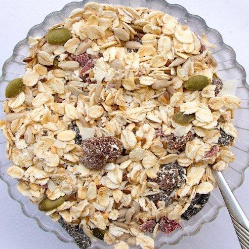 

1Gr Muesli Dengan Varian Rasa Mix Rolled Oat Kacang Buah Kering