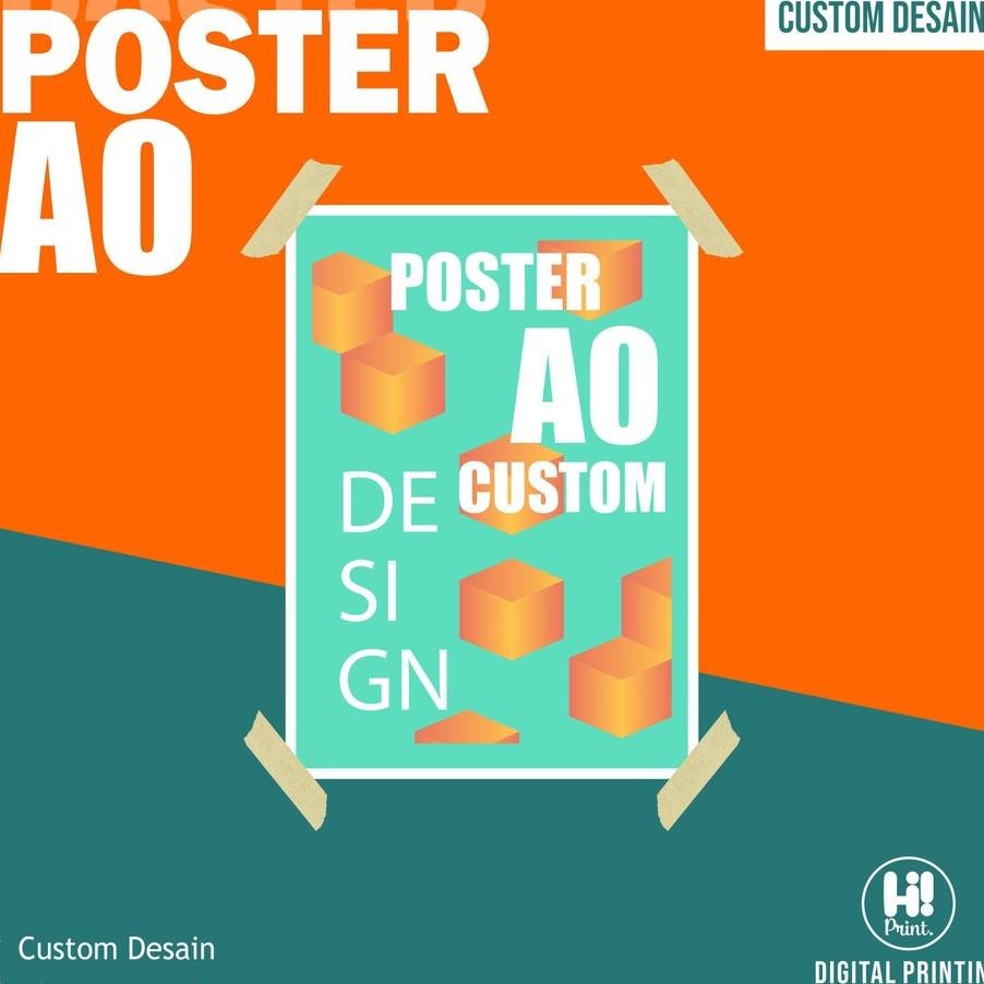 Cetak Poster A0 Custom Desn
