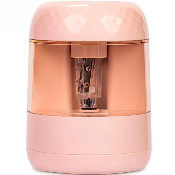 

Deli Rautan Pensil Elektrik Otomatis / Electric Pencil Sharpener Lucu Pink Hijau VA100 Alat Stationery