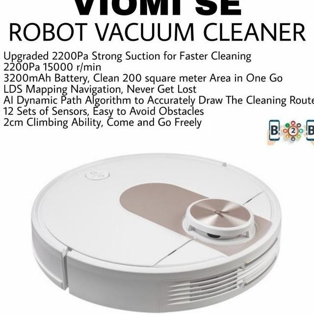 Viomi Se Viomi V2 Pro Vacuum Cleaner And Mop Vacum Pel