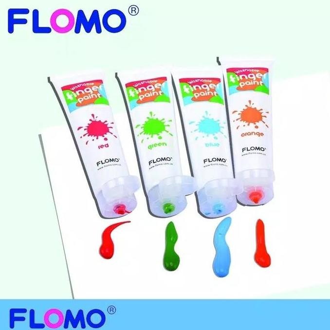 

Cat Alat Melukis Lukis Warna Anak Flomo Washable Kids Finger Paint Ori