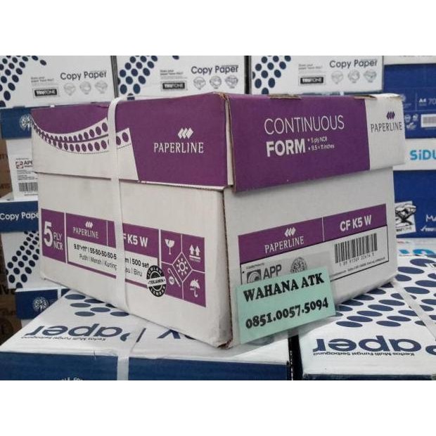 

TERBARU - Continuous form Paperline 9,5 x 11 5 ply