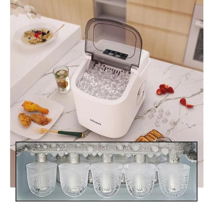 Promo 15kg alat es batu kristal Ice Maker Mesin pembuat es batu Sekali setiap 6-13 menit mesin es ba