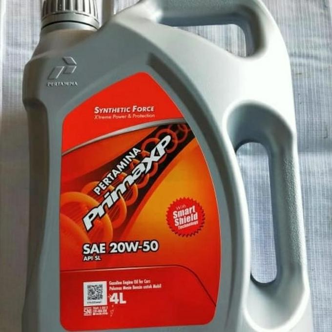 TERMURAH - Oli Mobil Pertamina Prima Xp SAE 20w50 Kemasan Galon