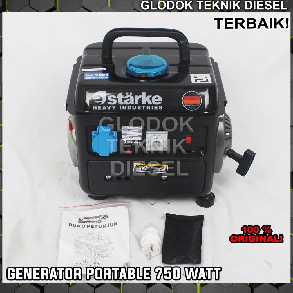 GENSET GENERATOR KECIL 1000 WATT BENSIN PORTABLE 750 WATT