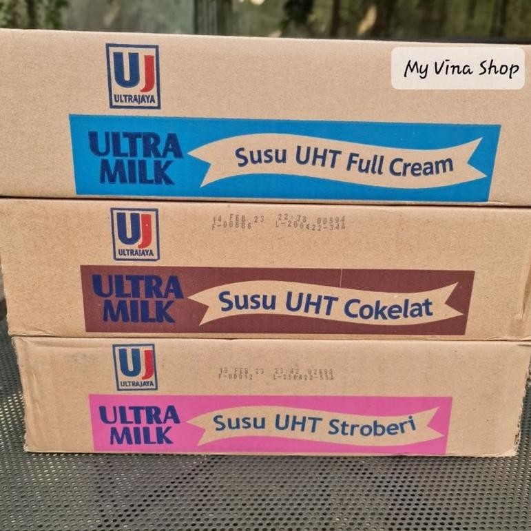 

ULTRA 125 ml KARTONAN / Susu UHT Ultra 125 ml isi 40 pcs Nugi