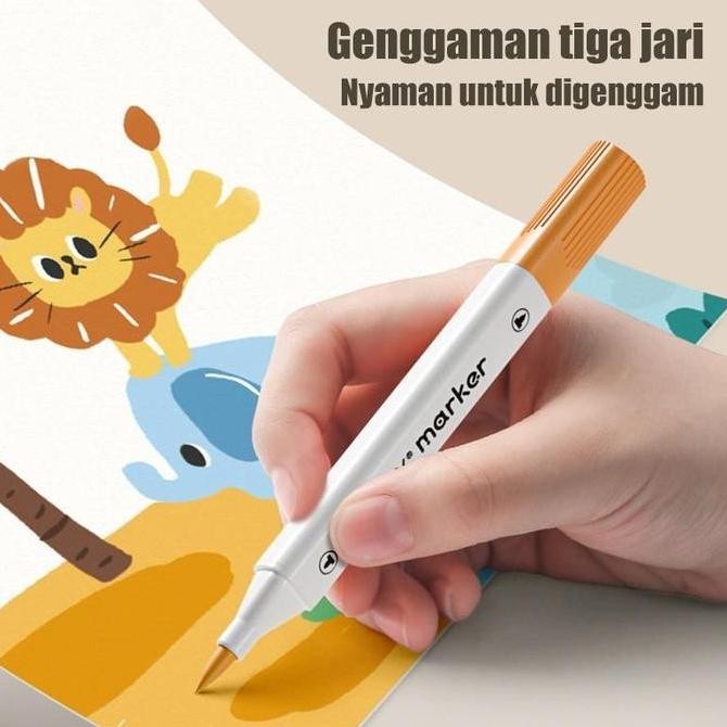 

36/48/60/80 Warna Kotak Kecil Berisi Marker Akrilik, Spidol Untuk Menggambar Dan fiti, Cocok Untuk Seni Dan Kreativitas