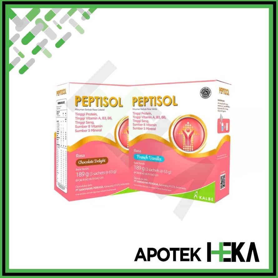 

Peptisol Vanila/Coklat 180 Gram - Nutrisi Tinggi Protein Rendah Residu (BANDUNG) Nugi
