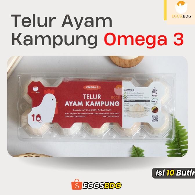

Telur Ayam Kampung Omega 3 Isi 10 Pcs Kaya Nutrisi Nugi