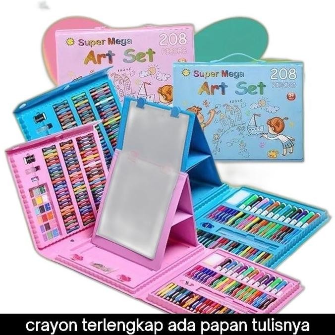 

alat lukis set lengkap AS208-ART SET 208 terbaru