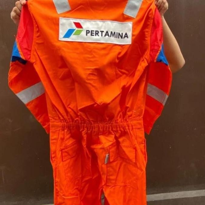 Wearpack Nomex Pertamina Orange / Coverall Wearpack Nomex Pertamina