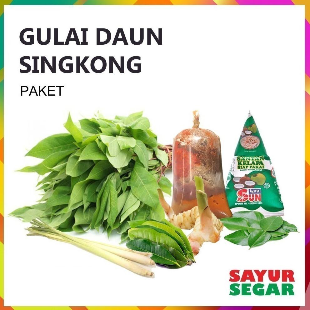 

Paket Sayur Lengkap Gulai Daun Singkong [1 Paket Sayur] - Ready to Cook Nugi