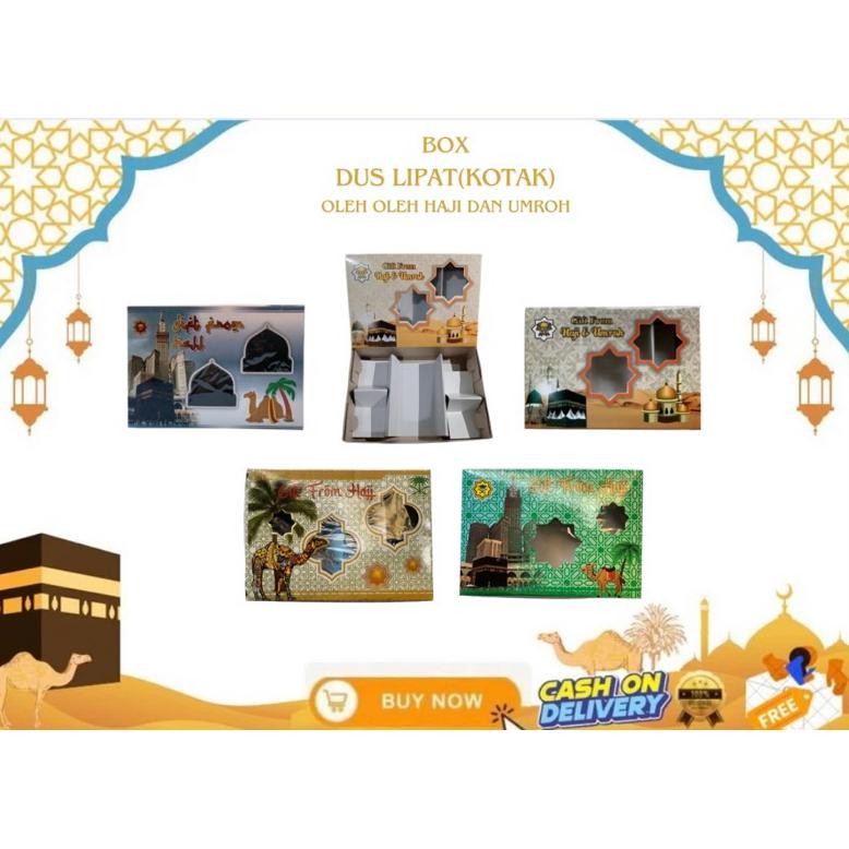 

DUS KOTAK/DUS LIPAT KEMASAN OLEH-OLEH HAJI & UMROH/ BOX OLEH-OLEH HAJI & UMROH ISi 50PCS Nugi