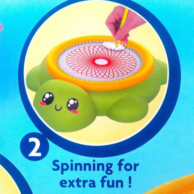 

MAINAN ANAK BELAJAR GAMBAR SPIRAL ART STENSIL SP STENCIL AJAIB GEOMETRI DILENGKAPI KERTAS DAN SPIDOL MARKER