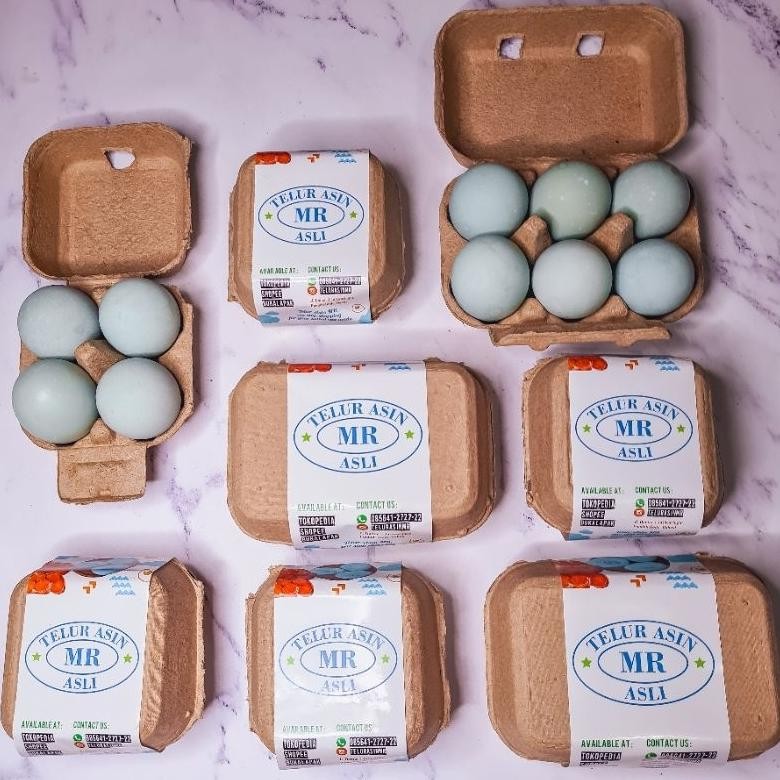 

[ KHUSUS GOJEK ] PAKET TELUR ASIN MATANG ISI 10 , 6 , 4 BUTIR GURIH DAN MASIR - TELUR ASIN MR Nugi