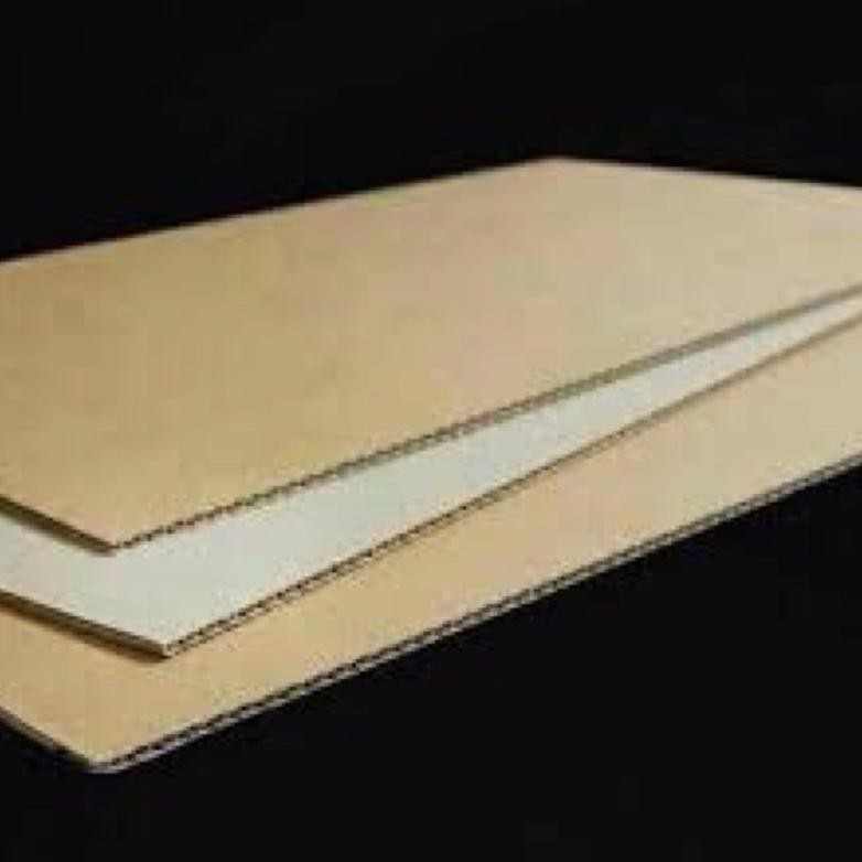 

240x120 cm karton lembaran single wall kraft kardus kemasan packing Nugi