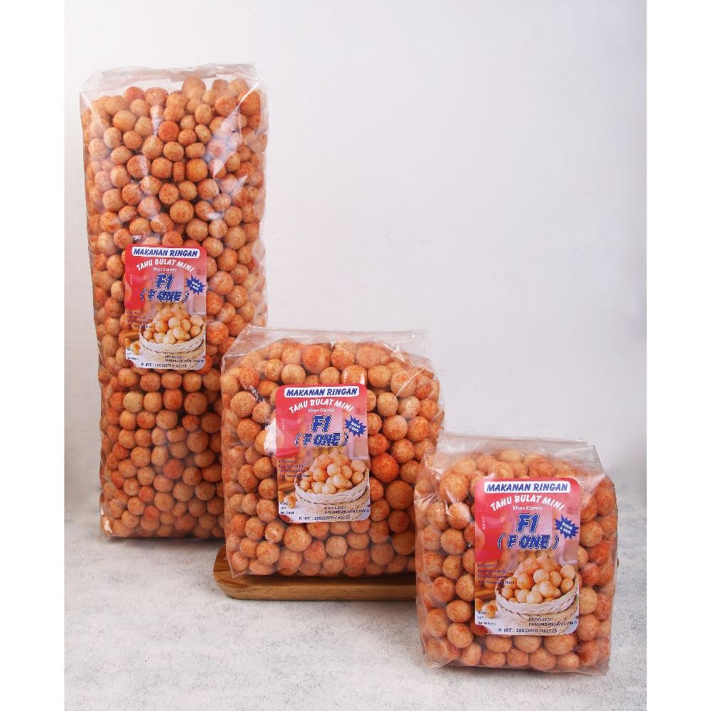 

Tahu Bulat Mini Kering F1 Balado 1 Kg (1000gr) Nugi