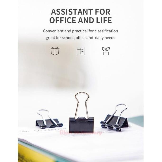 

Deli Binder Clip 15Mm - Klip Penjepit Kertas (E38566)