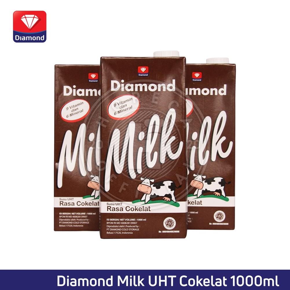 

UHT DIAMOND MILK CHOCOLATE 1L / SUSU UHT DIAMOND COKLAT 1 LITER Nugi