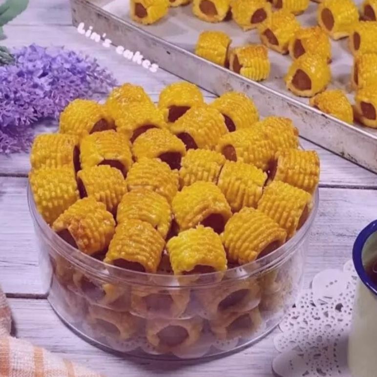 

nastar gulung, nastar premium wisman(asli HOME MADE)produsi sendiri Nugi