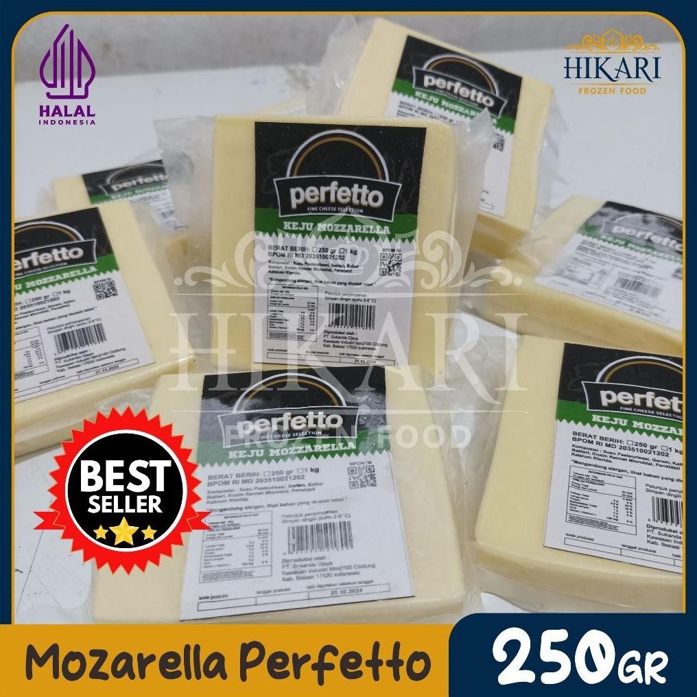 

Keju Mozzarella Perfetto - Mozzarella Chesse 250gr Nugi