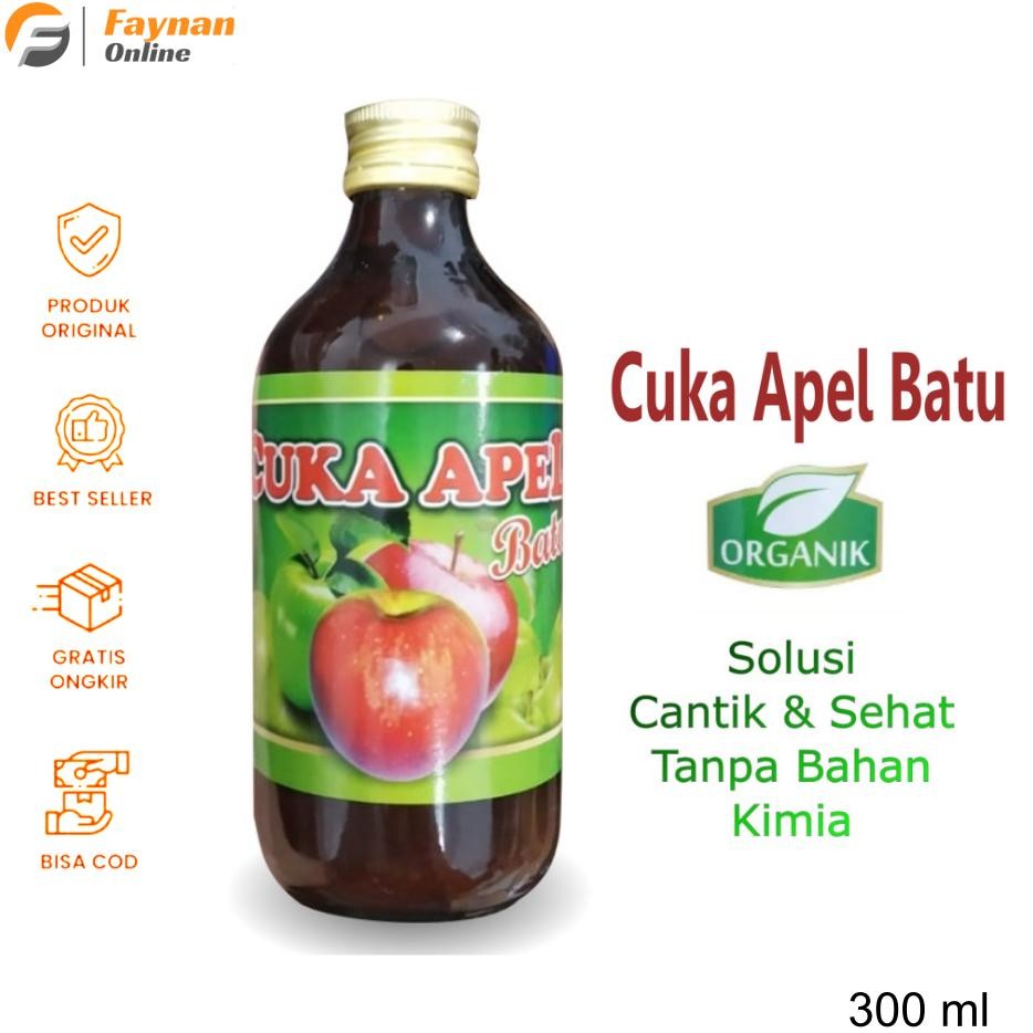 

Cuka Apel Batu Malang Organik Apple Cider Vinegar Nugi