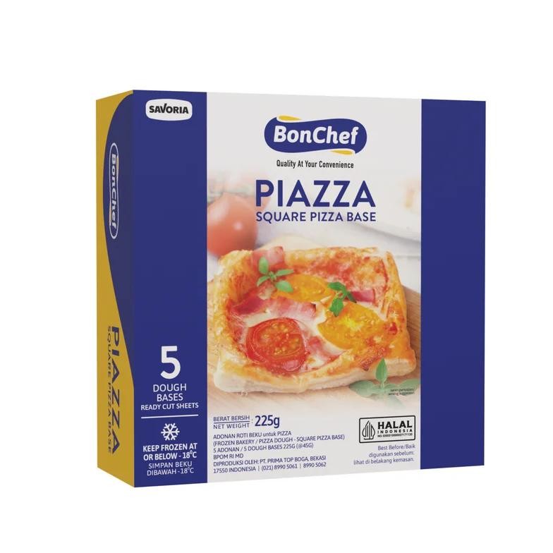 

BONCHEF SQUARE PIZZA BASE UK 12X12CM ISI 5 LEMBAR 225GR, INSTANT KURIR Nugi