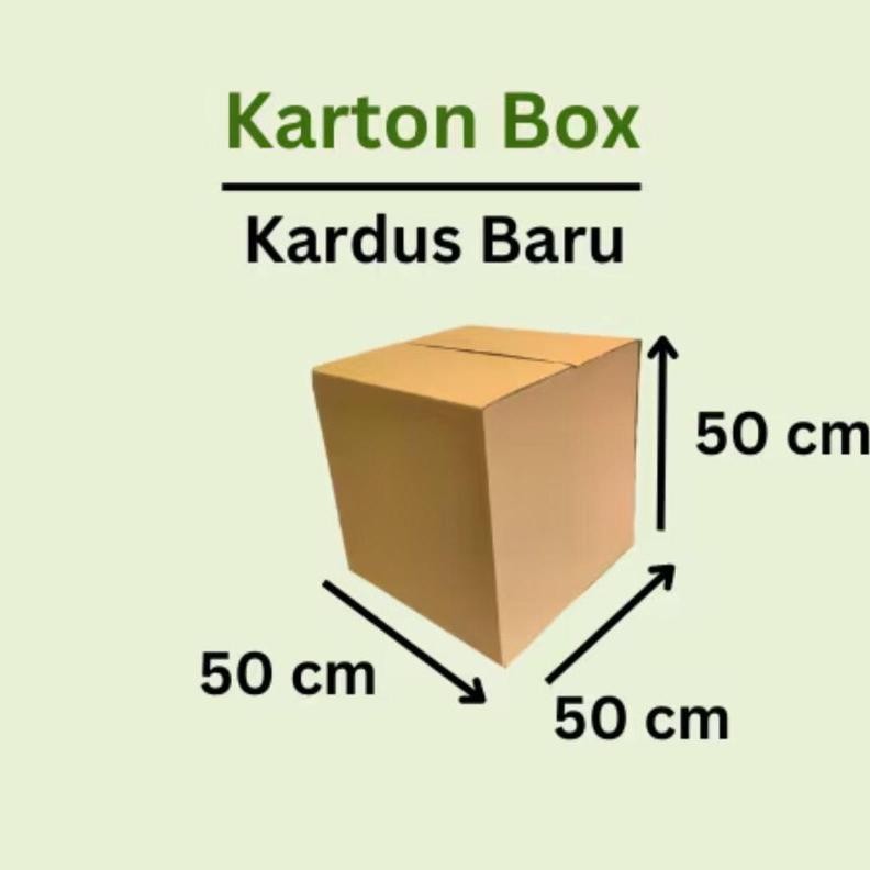 

50x50x50 cm kardus packing kemasan kraft karton kotak Nugi