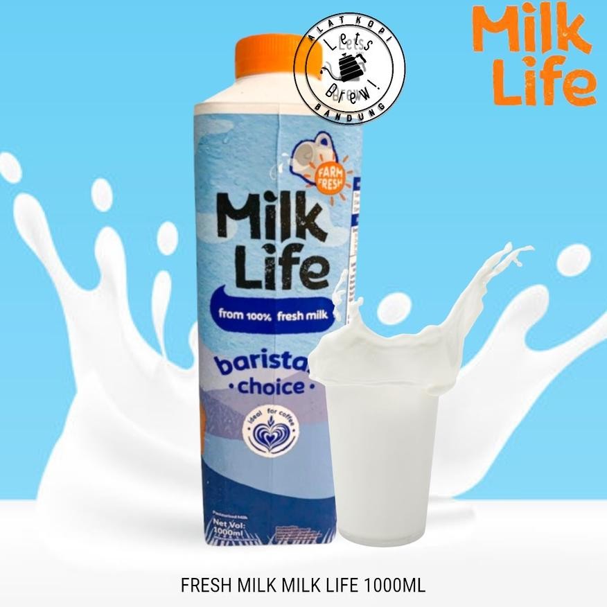

Milk Life Fresh Milk 1000ml / 1liter Plain Nugi
