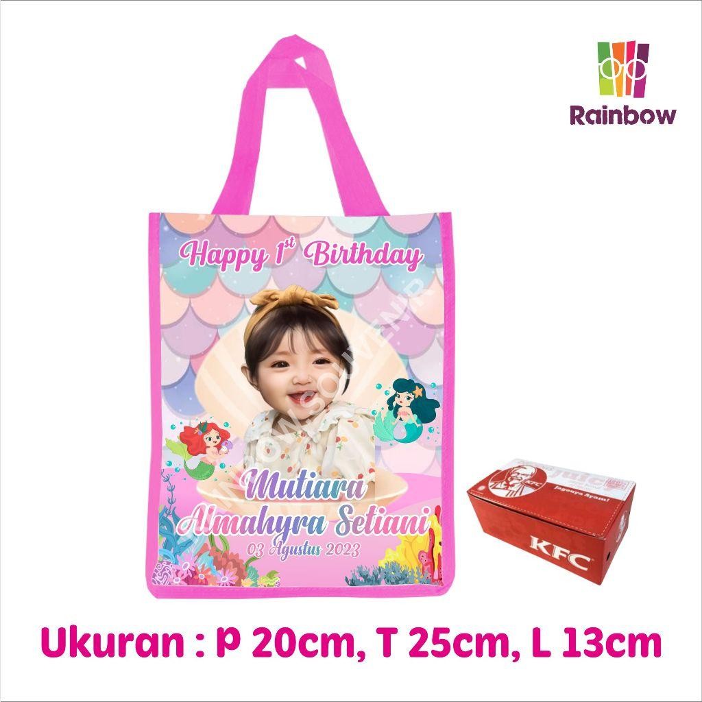 

Bis Paket Ulang Tahun (Tas Muat Box Kfc) / Tas Topi Undangan / Paket Tas Ultah Murah / Tas Ulang Tahun Custom