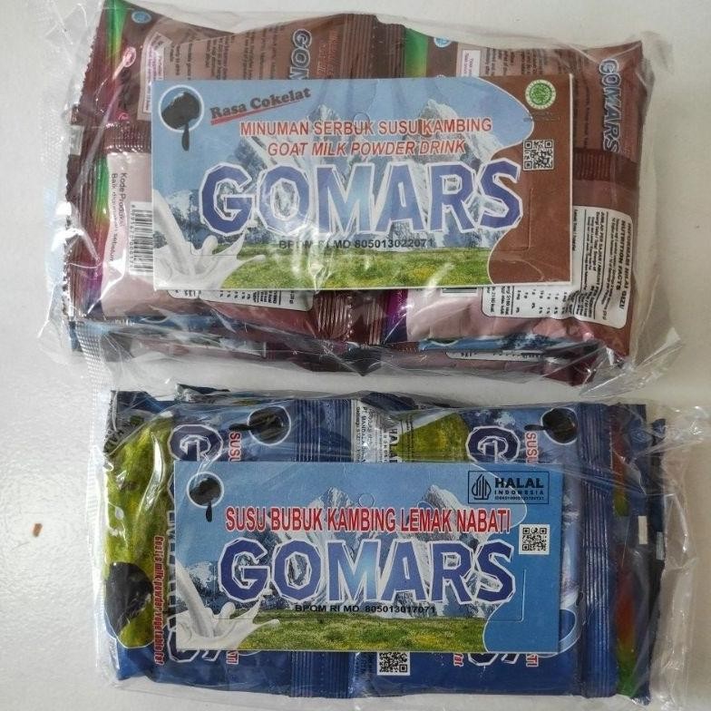 

GOMARS SACHET - GOMARS SASET, Susu Kambing Etawa Bubuk Gomars sachet - gomars - susu gomars Nugi