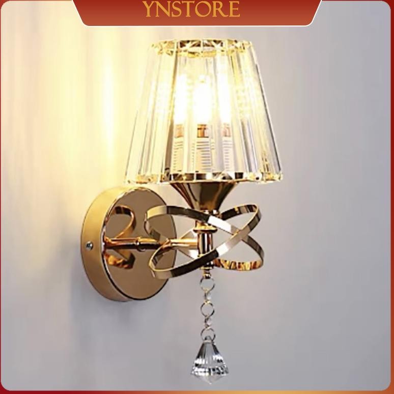 Terlaris Lampu Dinding Kristal Gaya Modern Untuk Kamar Tidur Ruang Tamu Kamar Teras / Lampu Hias Din