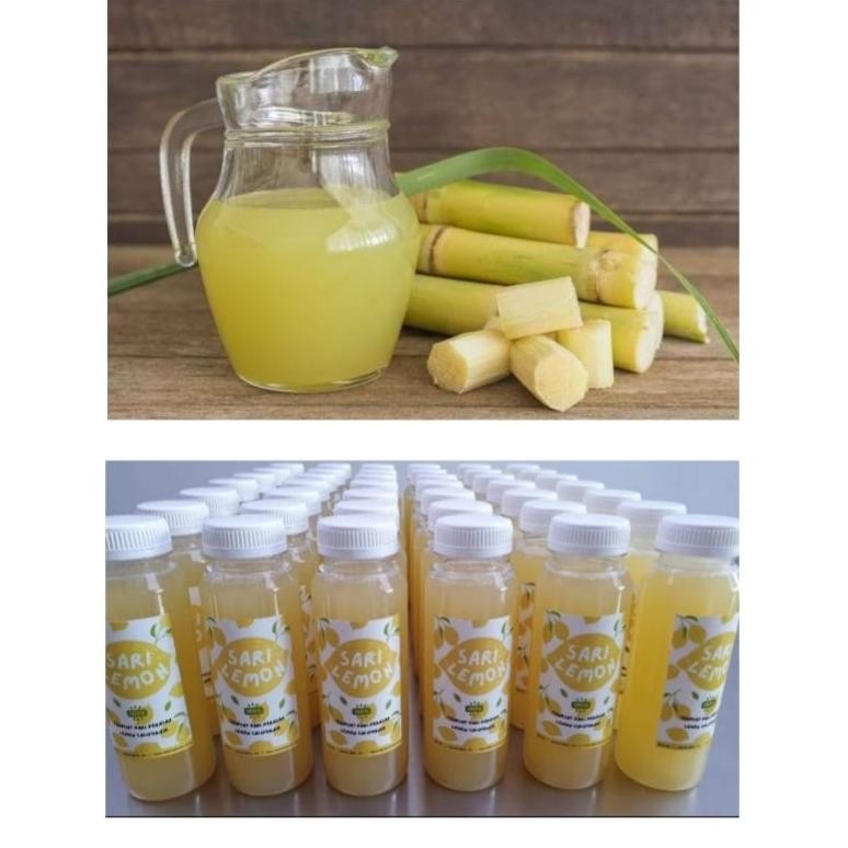 

Sari Lemon California Murni Tanpa Gula 250 ml | Sari Tebu Murni Raw Sugarcane 500 ml Nugi