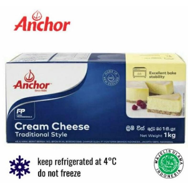 

Anchor cream cheese 500 gr repack Nugi