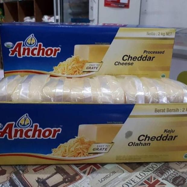 

Cheddar chesee anchor 250gram Nugi