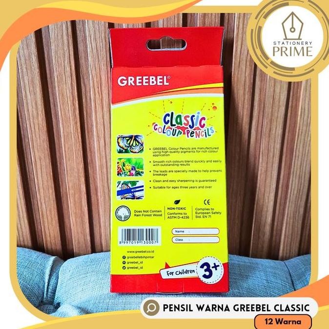 

Pensil Warna Greebel Classic 12 Warna