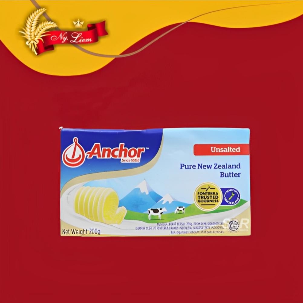 

Anchor Unsalted Butter 200 Gram (GOJEK/GRAB ONLY) Nugi