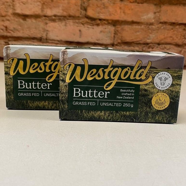 

WESTGOLD Unsalted Butter 250 GR / Buter / Mentega / Bater Nugi