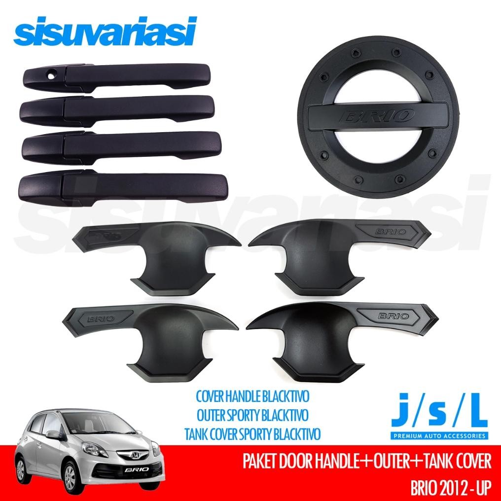 Honda Brio Old 2012 2013 2014 2015 2016 2017 Aksesoris Door Handle Outer Tank Cover AST Nugi